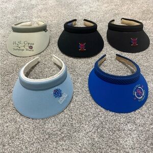 Golf Visors Collection - Black, Blue, Cream